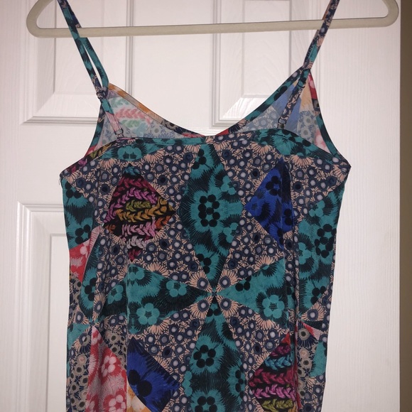 Floral abstract tank top - Picture 2 of 3